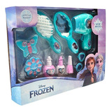 Set Belleza Frozen Secador Peine Espejo Anillos Y Accesorios