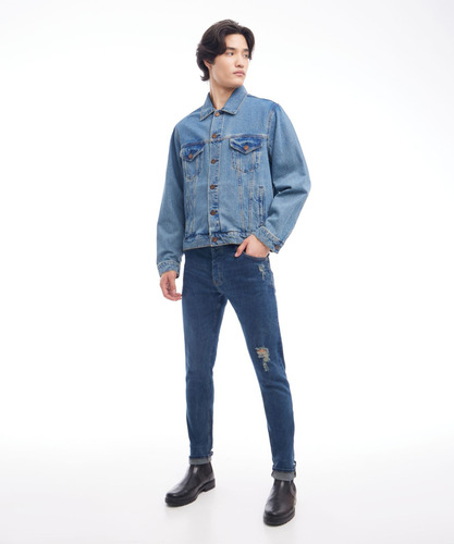 Jean Hombre Seven Skinny Azul Algodón 45160455-539