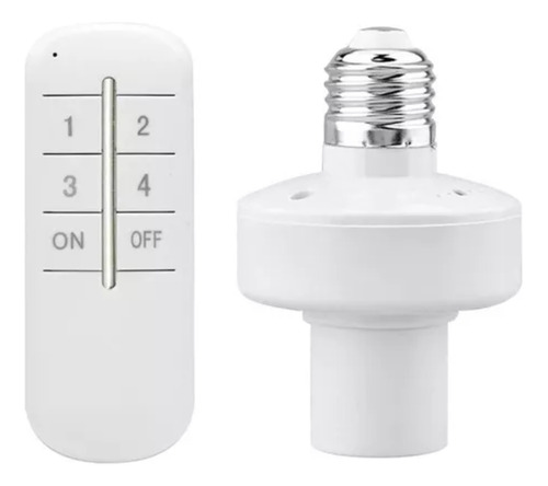 Soquete Ampolleta E27 + Control Remoto 220v