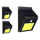 Pack 3 Foco Solar Led Sensor Movimiento