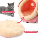 Cama De Gato Para Gatos De Interior, Cama Mediana Grande Par