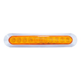 Plafón Lateral Rectangular 11 Leds Ámbar 12-24 V Tunelight