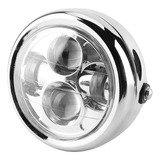 Faro De Moto Led Retro Universal De Aluminio Vintage