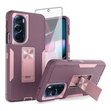 Funda + Protect De Pantalla Motorola Edge 30 Pro Purpura