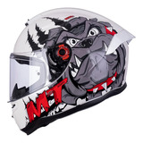 Casco Integral Moto Mt Stinger Hummer Neron D5 Rojo - Brm