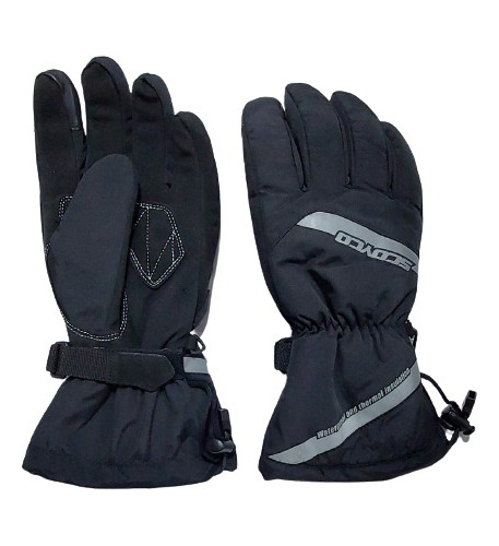 Guantes Abrigo Scoyco Mc41 Moto Negro Gris Invierno