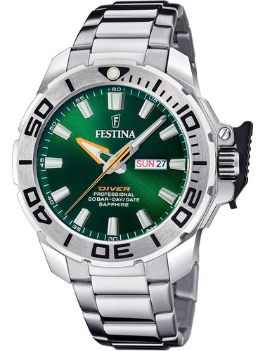 Reloj Festina Hombre Diver F20665/2 Cristal Zafiro