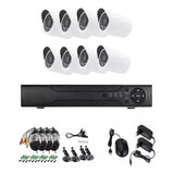 Kit Camaras Dvr Cctv 8camaras Full Hd 1080