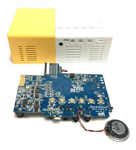Placa Lógica Principal Mini Projetor Led Yg 300 600 Lum.