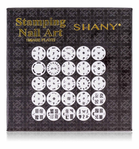 Shany Nail Art Sello De Esmalte Set, Accesorios O Platos De