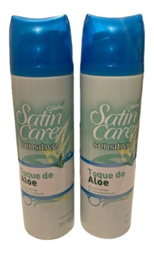 Gel Para Rasurar Gillette Satin Care Sensitive 2pack De Aloe