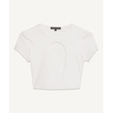 Camiseta Mujer Seven  M/c Blanco Nailon 28095546-10453