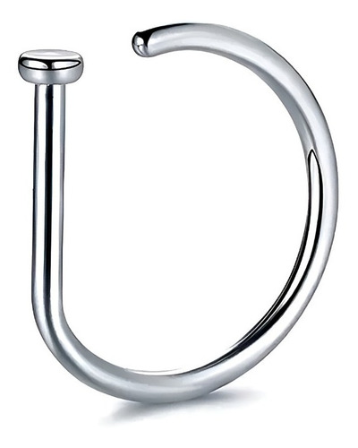 D Ring Nostril Argolla Nariz De Titanio F-136 G Ring