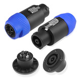 Meiriyfa Enchufe De Conector Speakon De 8 Polos, Nl4 Speak-.