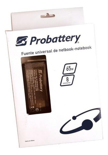 Cargador De Notebook Universal Automática Probattery 65w