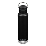 Botella Negra Clásica Klean Kanteen 1008457 Con Tapa De Lazo