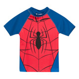 Remera Manga Corta Hombre Araña Protec Solar Uv 50 Pileta