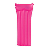 Boia Colchonete Rosa 1,83m Intex - Pvc Pneumático - 90kg