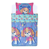 Plumon 1.5 Plazas Reversible + Funda Paw Patrol Niña+niño