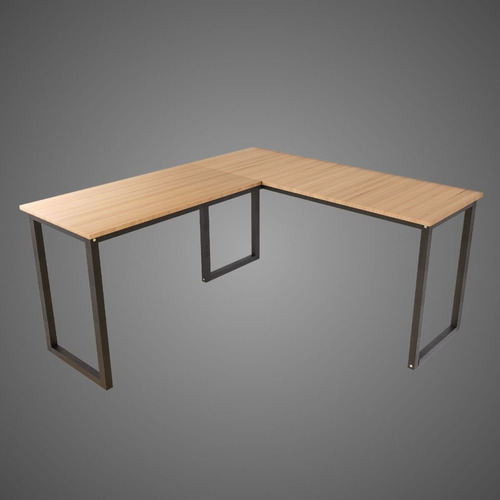 Escrivaninha Mesa Em L 150cm X 150cm Estilo Industrial Home