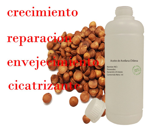 Aceite De Avellana Chilena  5 Litros