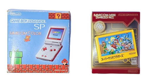 Game Boy Advance Sp Edicion Famicom + Juego Mario Bros