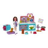 Muñeca Barbie Chelsea Veterinaria Con Accesorios