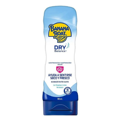 Protector Solar Banana Boat Dry Balance 50+FPS Locion 180 ml | MercadoLibre