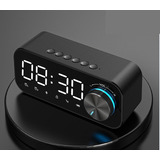 Reloj Despertador Portátil Inalámbrico Bluetooth Led Fm