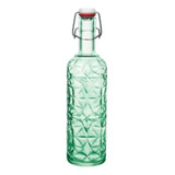 Botella Decorativa De Vidrio 1 Litro Oriente Green
