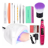 Kit Inicial X12 Completo Cabina Torno Uñas Gel Semiper 