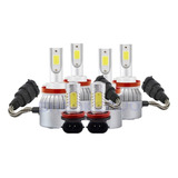 Kit De Faros Delanteros Led H11 H9 Para Nissan Sentra 13-19