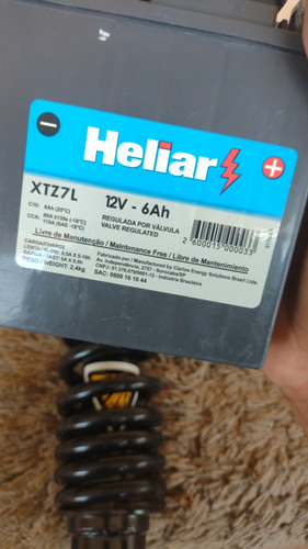 Bateria Heliar Xtz7l Original 