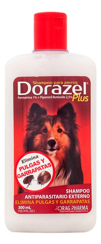 Dorazel Plus Shampoo Anti Pulgas Y Garrapatas Perros 300ml