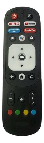 Kit 5x Controle Para Smart Tv Vizzion Android Br58gua, Br32d