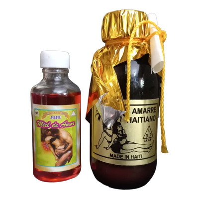 Paquete Amarre Haitiano Y Miel De Amor ( Aceite)  | Meses sin interés