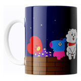 Bt21 Taza De Café Personalizada Con Nombre Bts K-pop