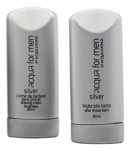 Kit Amenities Barba Silver Cannes For Men Creme + Loção Pós 