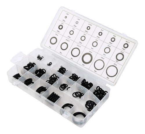 Kit O Rings Anillos De Caucho Selladores 225 Anillos Washer Rubber Estuche Calidad