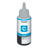 Botella Epson 664 Tinta Cian L200 L210 L355 L555 Original