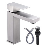 Grifo De Bano De Niquel Cepillado Arcora Modern Faucet Para