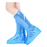 Protectores De Zapatos Azules Impermeables Xl Con Cremallera