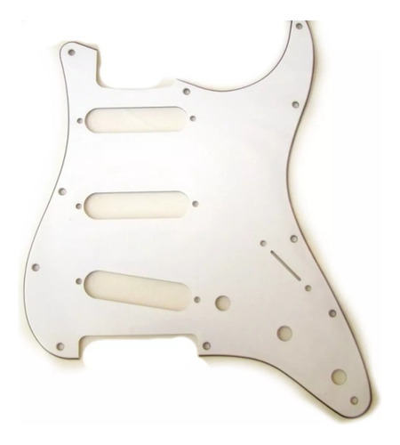 Pickguard Guitarra Stratocaster® S-s-s Ds Parts Blanco