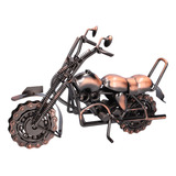 Motocicleta Para Niños Modelo Grande, Retro, Bronce Clásico