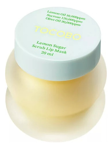 Tocobo Lemon Sugar Scrub Lip Mask Exfoliante Labios 20ml 