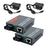 Convertidores Fibra Óptica Gigabit 10/100/1000 Ethernet 1par