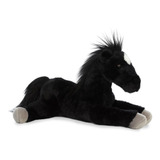 Peluche Caballo Negro Pony Importado 30 Cm Aurora Flopsie