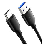 Cabo Cabletime Usb C Para Usb A 3.0 Carregamento Rápido 1m Cor Preto