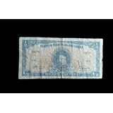 Billete Chile 1/2 Escudo Molina Ibáñez B14 Usado 