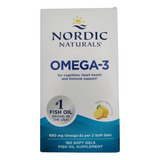 Nordic Naturals Ultimate Omega Lemon 1280 Mg 180 Softgels Sabor Sin Sabor